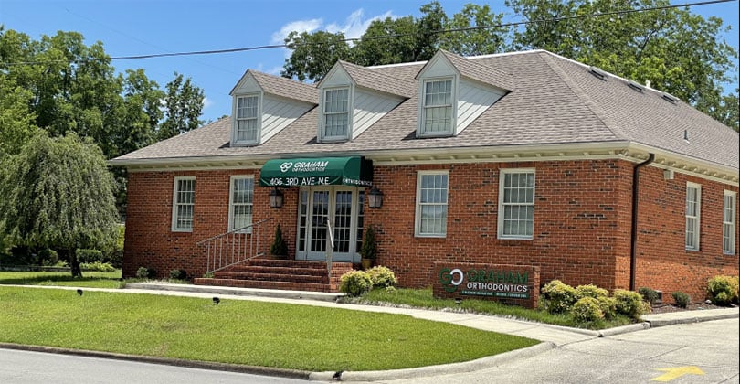 A photo of graham Orthodontic's office building.